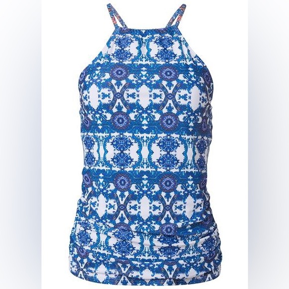 New Venus
Ruched Side Halter Tankini Top - Picture 4 of 10